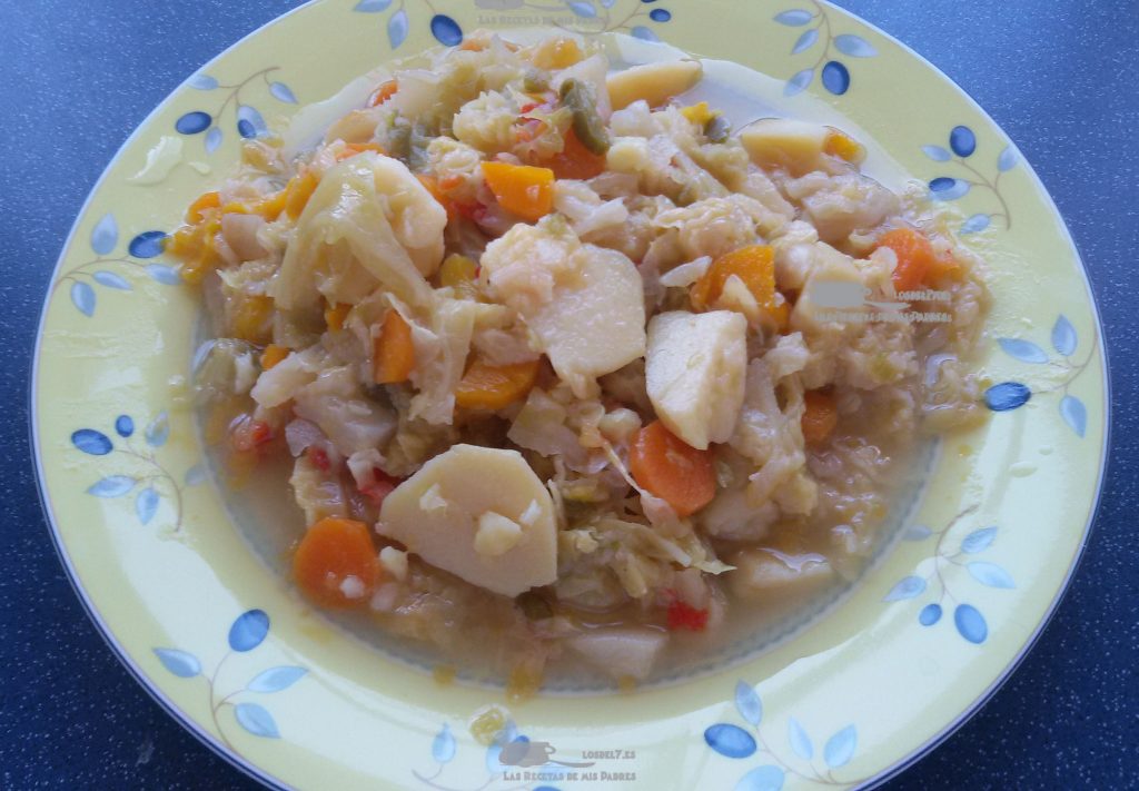 Repollo con patatas